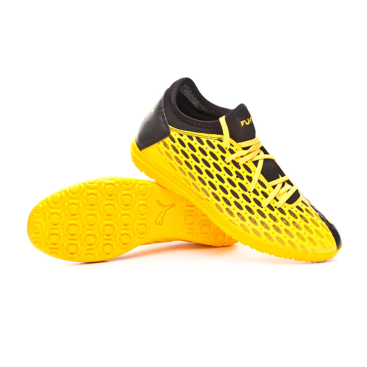 puma yellow and black