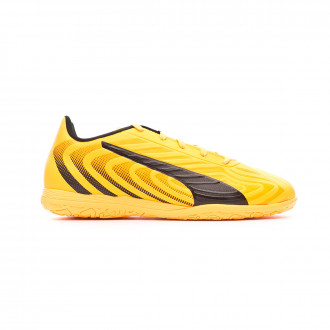 Sapatilha de Futsal Puma One 20.4 IT Criança ULTRA YELLOW-Puma Black-Orange Alert