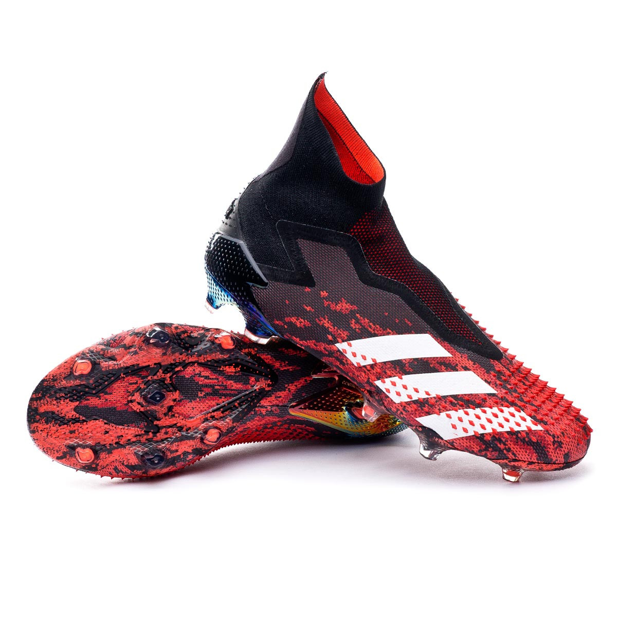 Zapatos de fútbol adidas Predator 20+ FG Core black-White-Active red -  Tienda de fútbol Fútbol Emotion