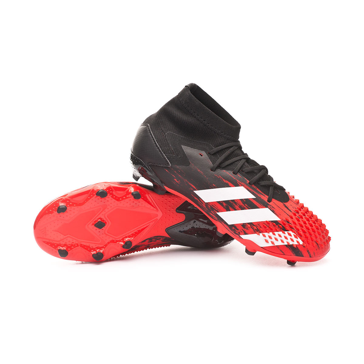 Scarpe adidas Predator 20.1 FG Bambino Core black-White-Active red -  Negozio di calcio Fútbol Emotion