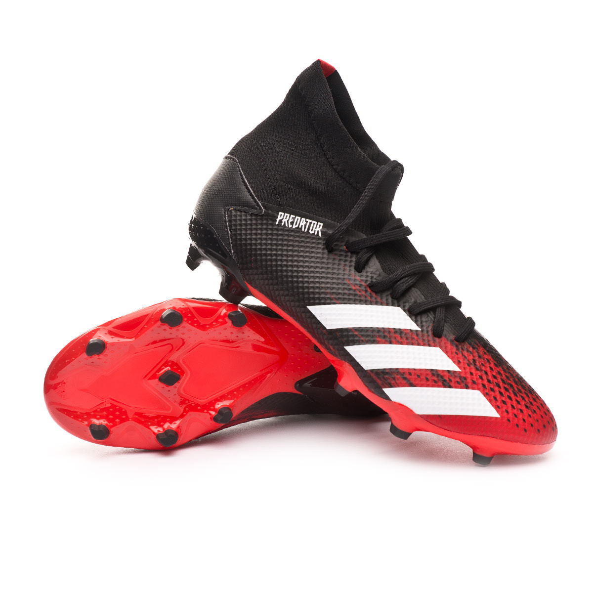 Scarpe adidas Predator 20.3 FG Black-White-Active red - Negozio di calcio  Fútbol Emotion