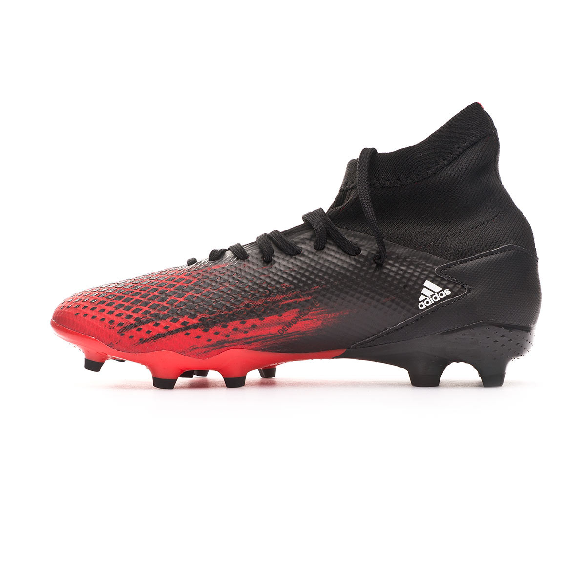 black and white predator boots