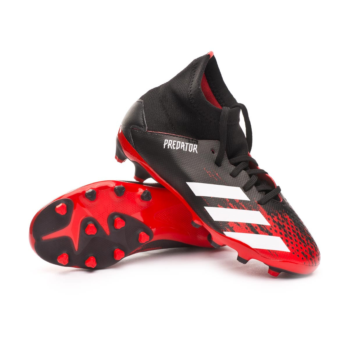 kids red football cleats