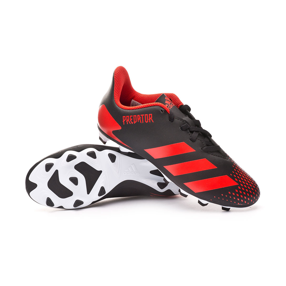 Scarpe adidas Predator 20.4 FXG Bambino Black-Active red-Black - Negozio di  calcio Fútbol Emotion
