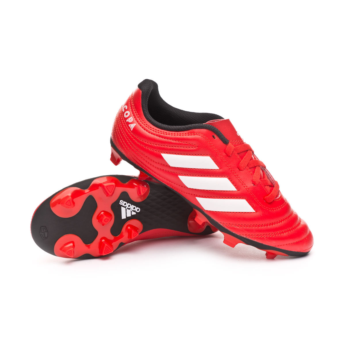 Bota de fútbol adidas Copa 20.4 FG Niño Active red-White-Core black -  Tienda de fútbol Fútbol Emotion