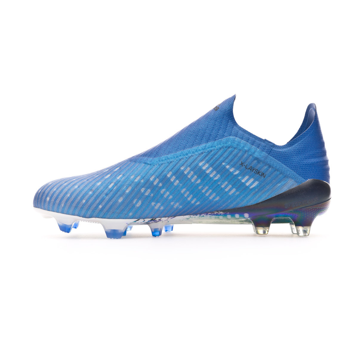 blue and black adidas football boots