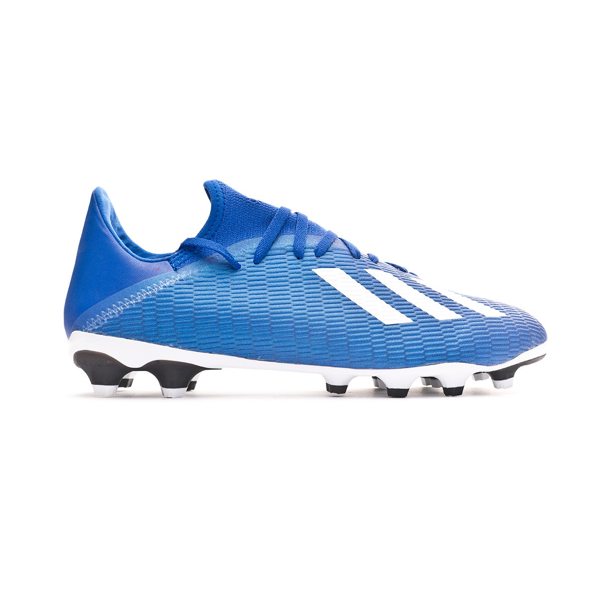 black and blue adidas football boots