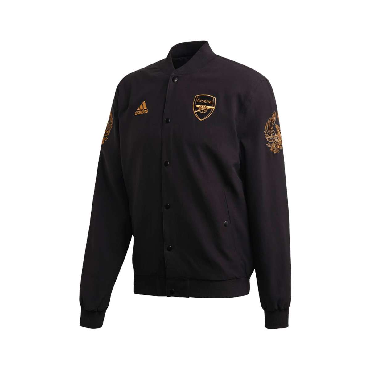 arsenal black jacket adidas