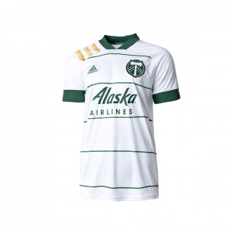 Jersey adidas Portland Timbers Equipamento Suplente 2020-2021 White-Native yellow