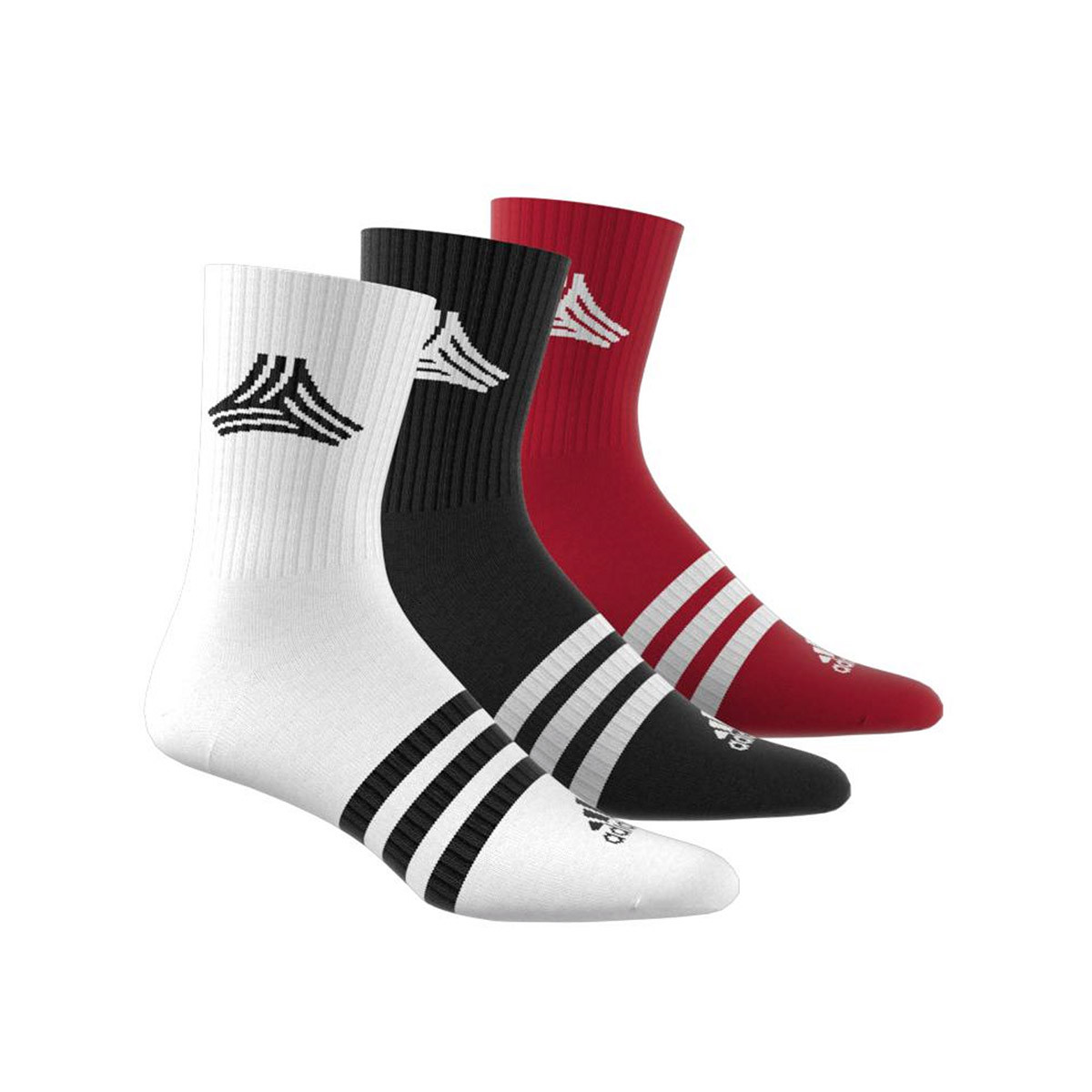 adidas socks white with red stripes