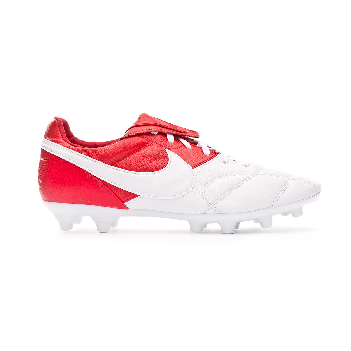 nike tiempo white red