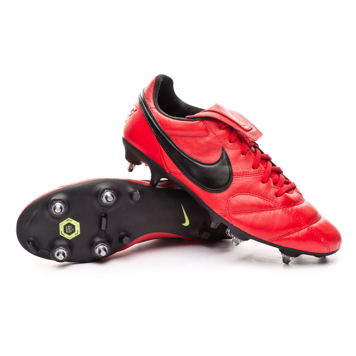 red and black nike boots