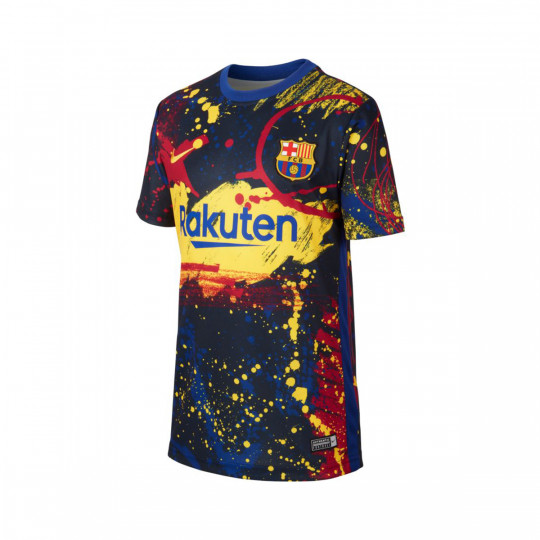 Camiseta Nike FC Barcelona Breathe Pre Match 2019-2020 Niño Dark  obsidian-Deep royal blue - Tienda de fútbol Fútbol Emotion