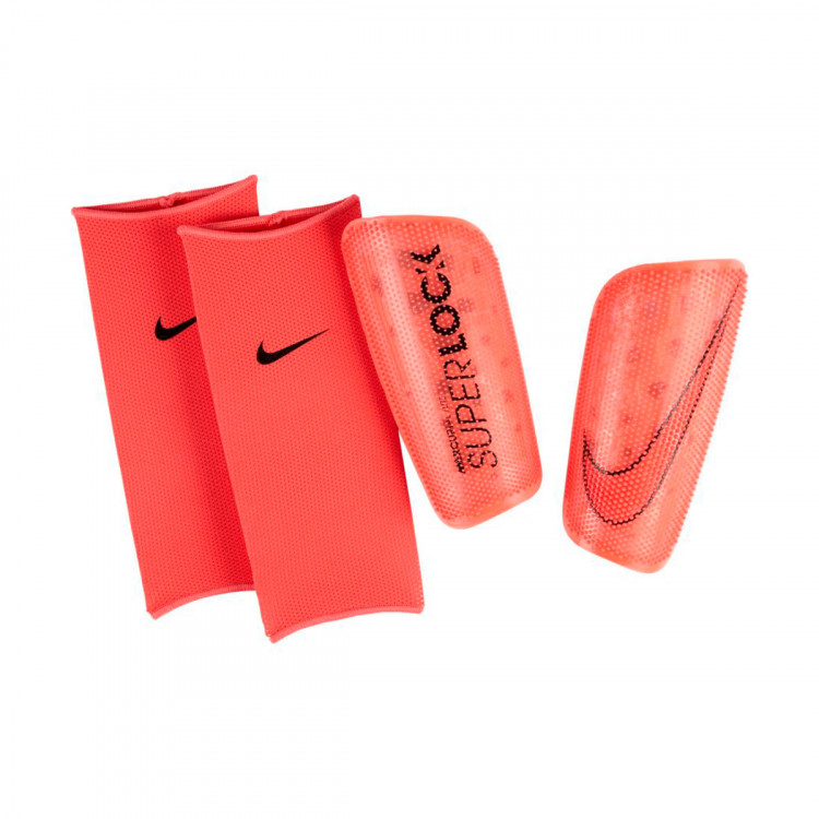 Espinillera Nike Mercurial Lite Superlock Laser crimson-Laser crimson-Black  - Tienda de fútbol Fútbol Emotion