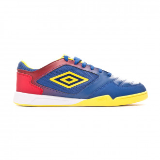 Sapatilha de Futsal Umbro Chaleira II Liga Deep surf-Golden kiwi-Toreador