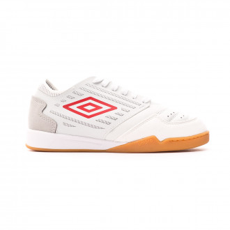 Sapatilha de Futsal Umbro Chaleira II Pro Niño White-Toreador-High rise