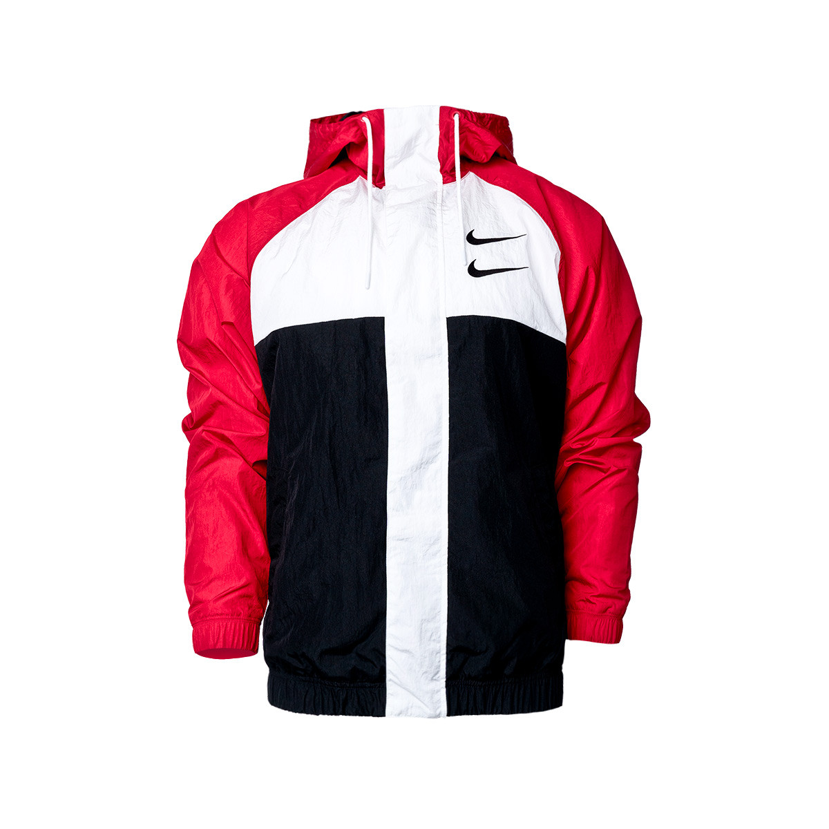 nike swoosh jacket red