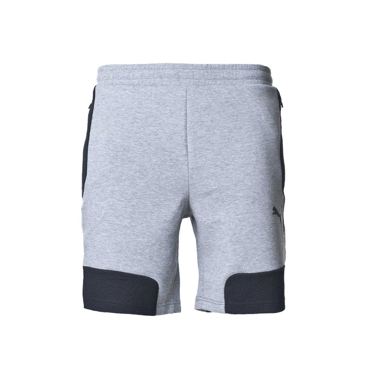 gray puma shorts