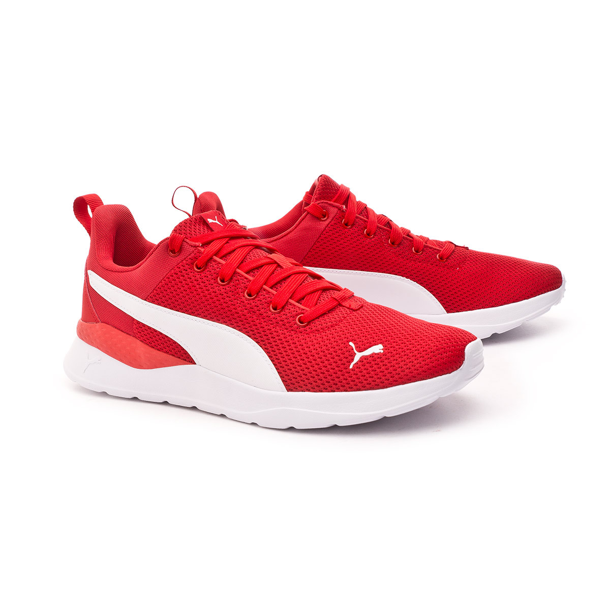 red puma trainers