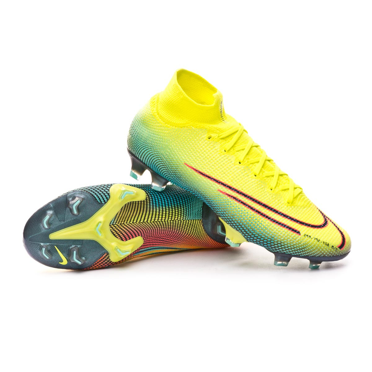 Scarpe Nike Mercurial Superfly VII Elite MDS 2 FG Lemon venom-Black-Aurora  green - Negozio di calcio Fútbol Emotion