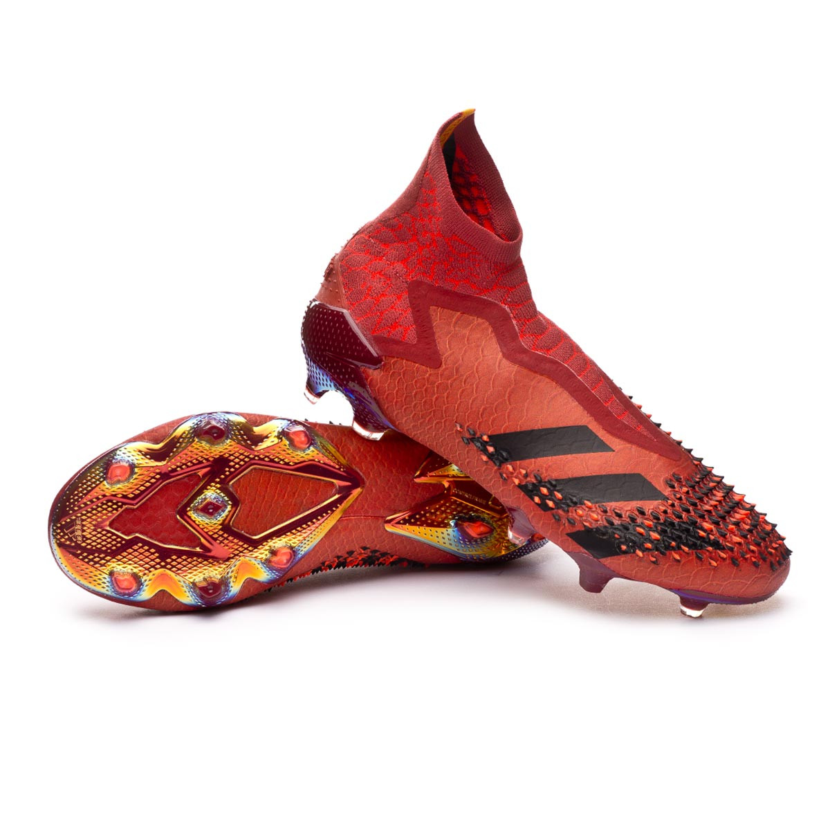 burgundy football boots