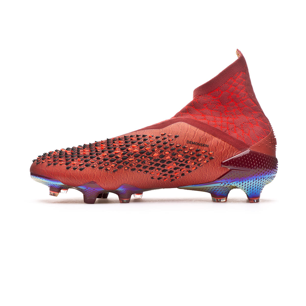 burgundy football boots