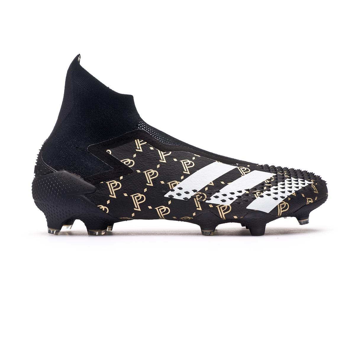 Scarpe adidas Predator 20+ Paul Pogba FG Core black-White-Gold metallic -  Negozio di calcio Fútbol Emotion
