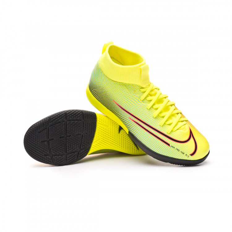 Electrónico factor vóleibol Futsal Boot Nike Kids Mercurial Superfly VII Academy MDS 2 IC Lemon venom-Black-Aurora green - Football store Fútbol Emotion Electrónico factor vóleibol Futsal Boot Nike Kids Mercurial Superfly VII Academy MDS 2 IC Lemon venom-Black-Aurora green - Football store Fútbol Emotion