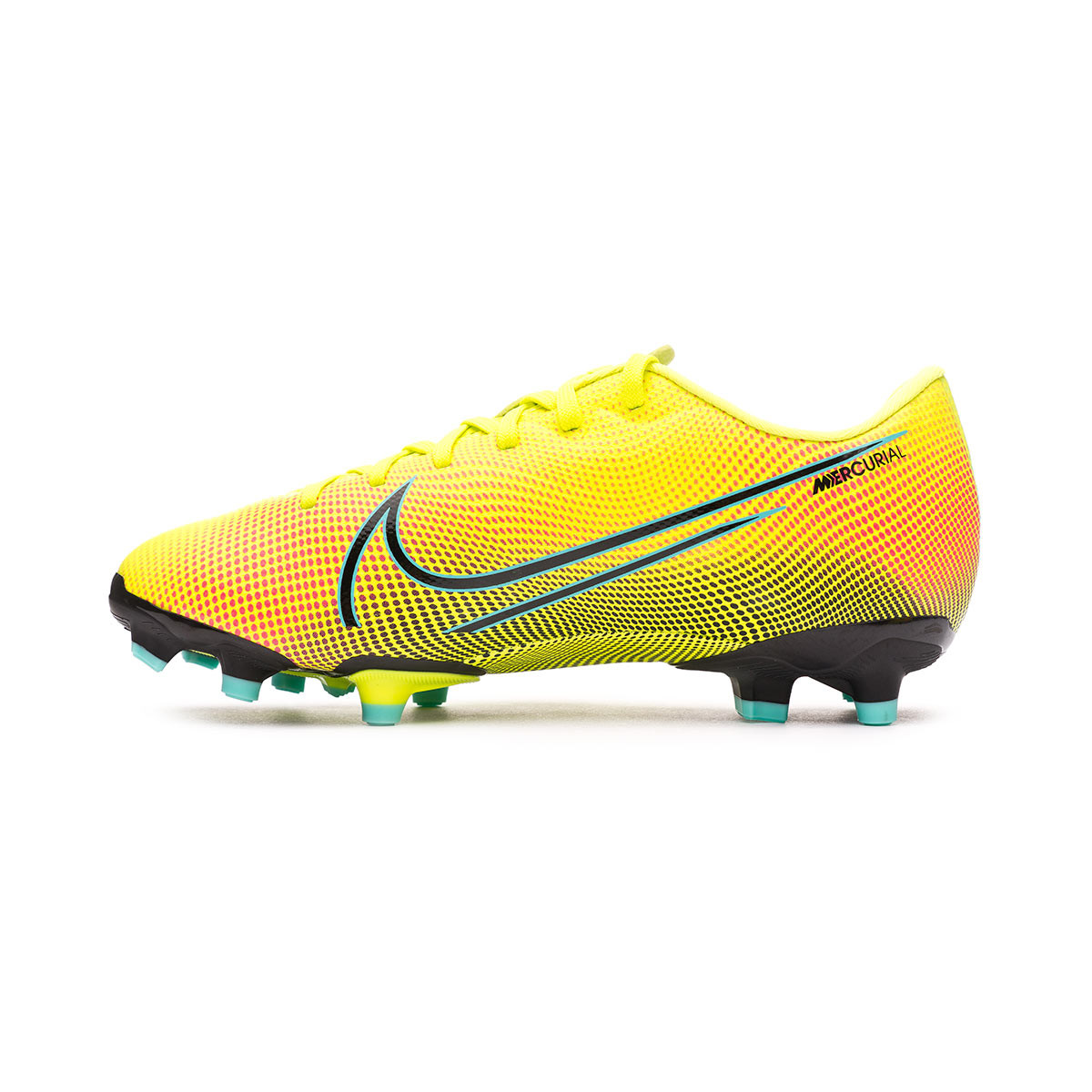 kids green football boots