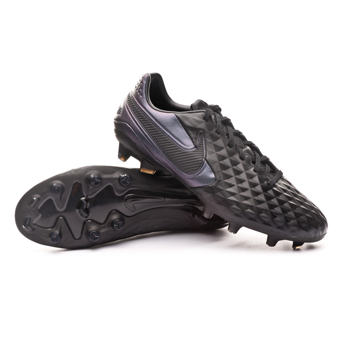 nike tiempo fg black