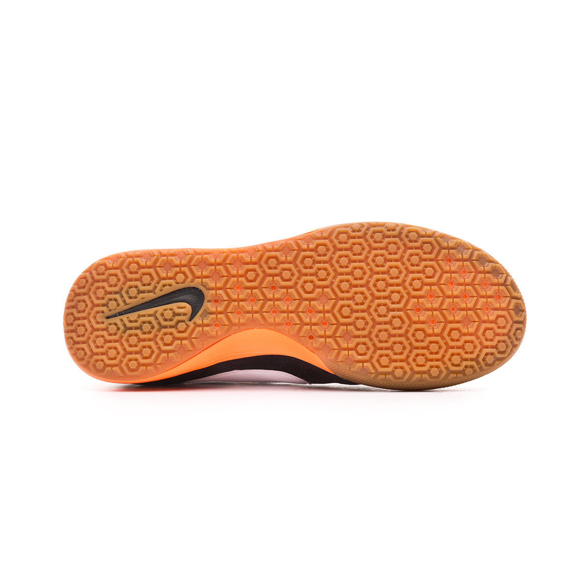 nike tiempo orange and white
