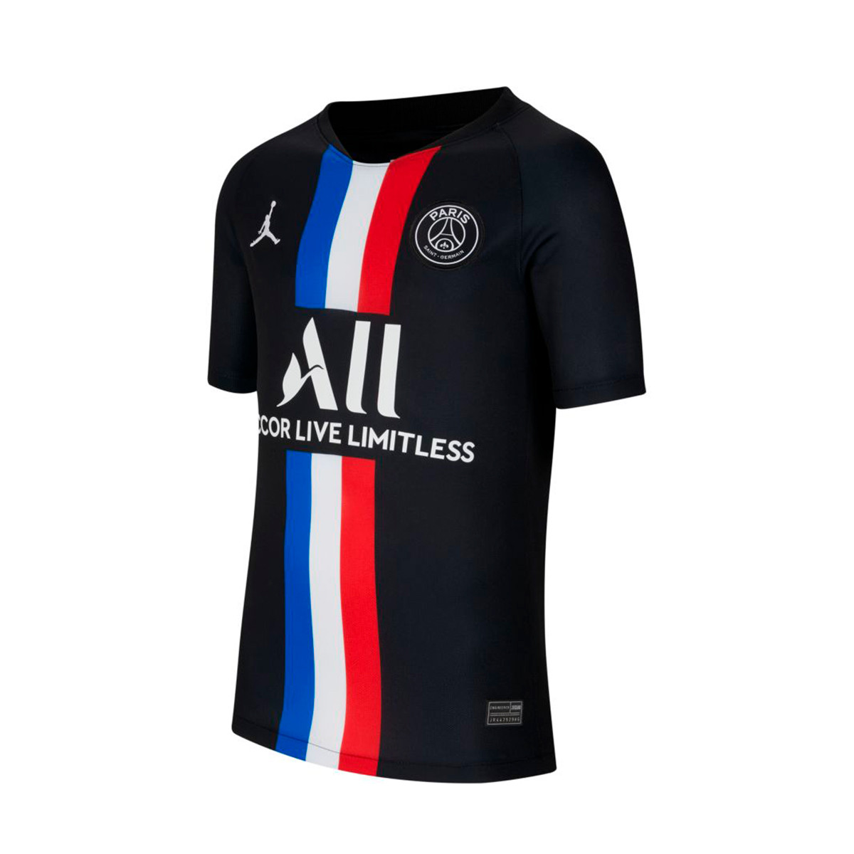 Playera Nike Jordan x Paris Saint-Germain Stadium Cuarta Equipación  2019-2020 Niño Black-White - Tienda de fútbol Fútbol Emotion