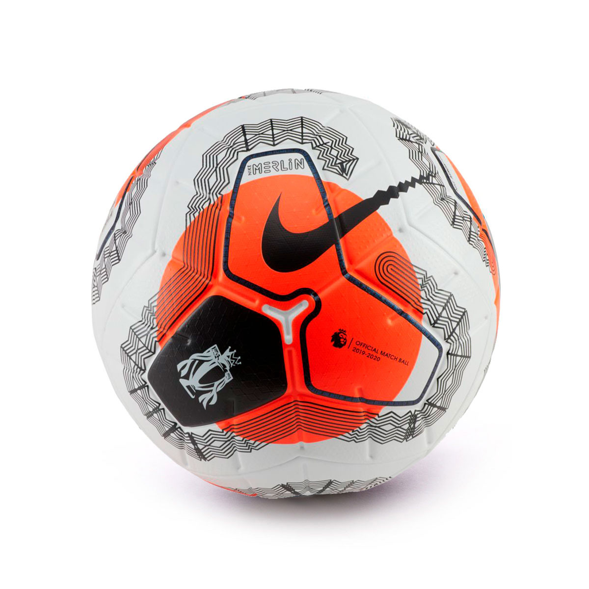 red and white premier league ball