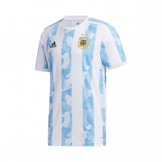 Camiseta Argentina Primera Equipación 2020-2021 White-Cyan - Fútbol Emotion