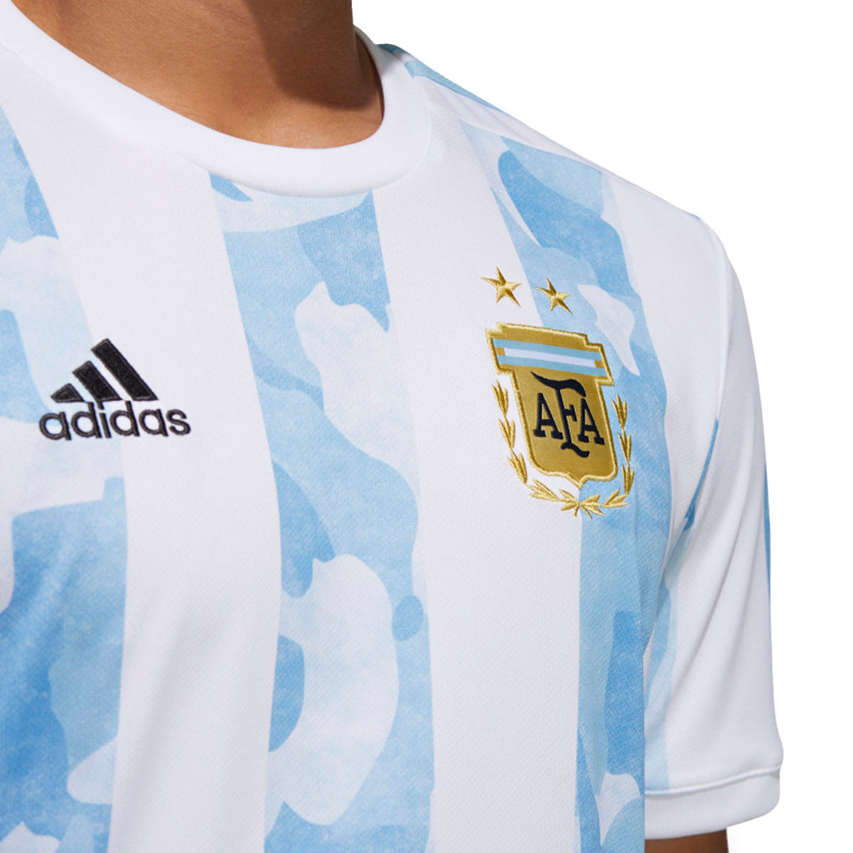 Playera adidas Argentina Primera Equipación 2020-2021 White-Cyan - Fútbol  Emotion