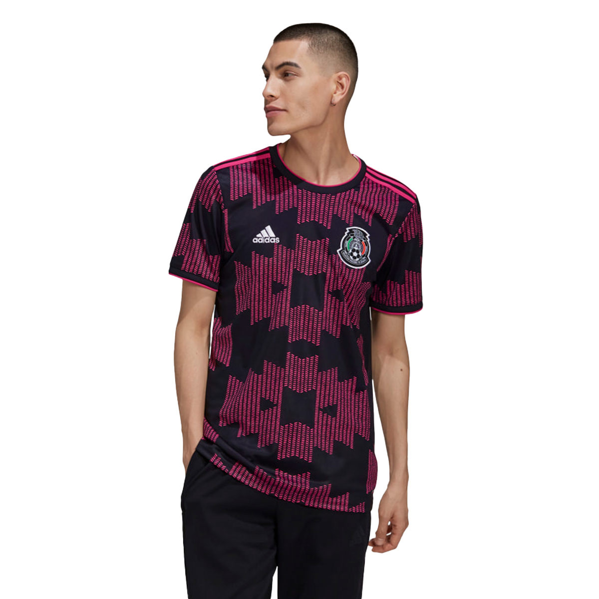 adidas México Primera Equipación 2020-2021 Black-Real Magenta - Fútbol Emotion