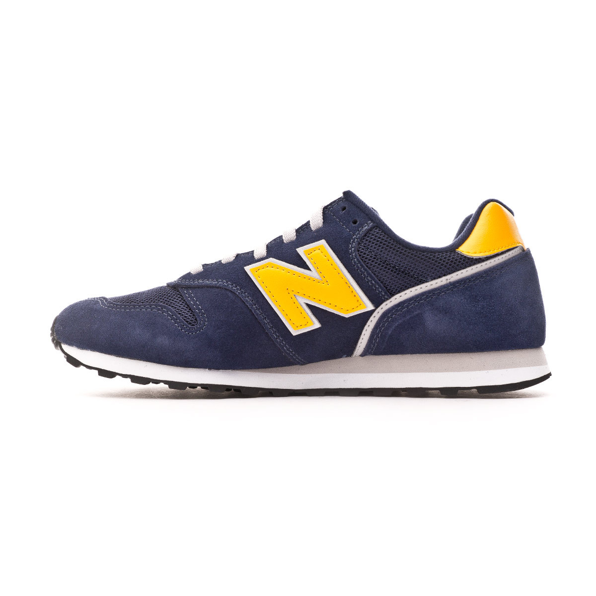 new balance yellow 373 metallic trainers
