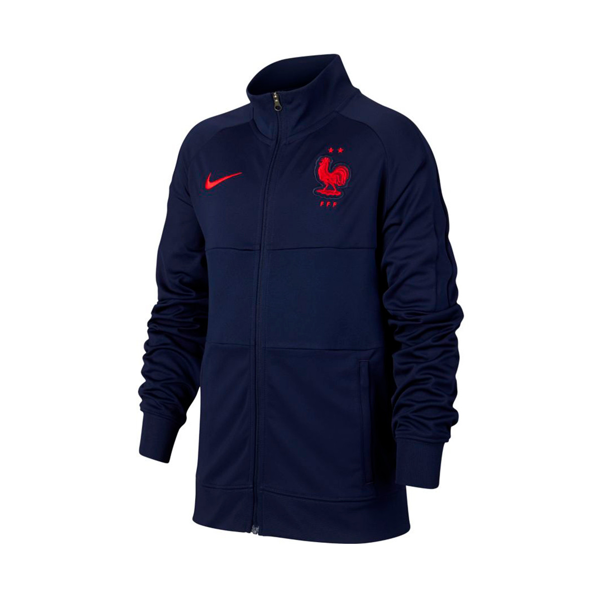 Cubo Coronel Sucio Chaqueta Nike FFF 96 Anthem 2020-2021 Blackened Blue - Fútbol Emotion