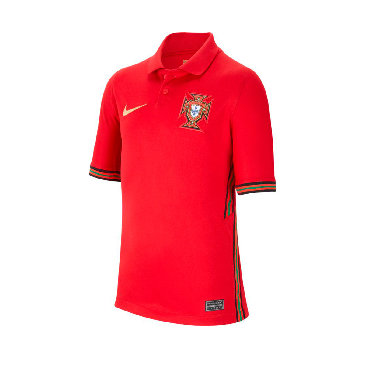 Camiseta Portugal Stadium Primera Equipación 2020-2021 Gold - Fútbol Emotion