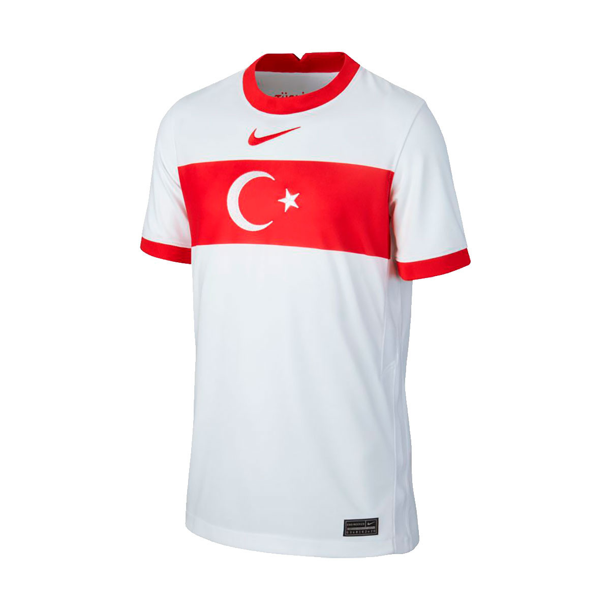 En general talento Genuino Camiseta Nike Turquía Primera Equipación Stadium 2020-2021 Niño White-Sport  Red - Fútbol Emotion