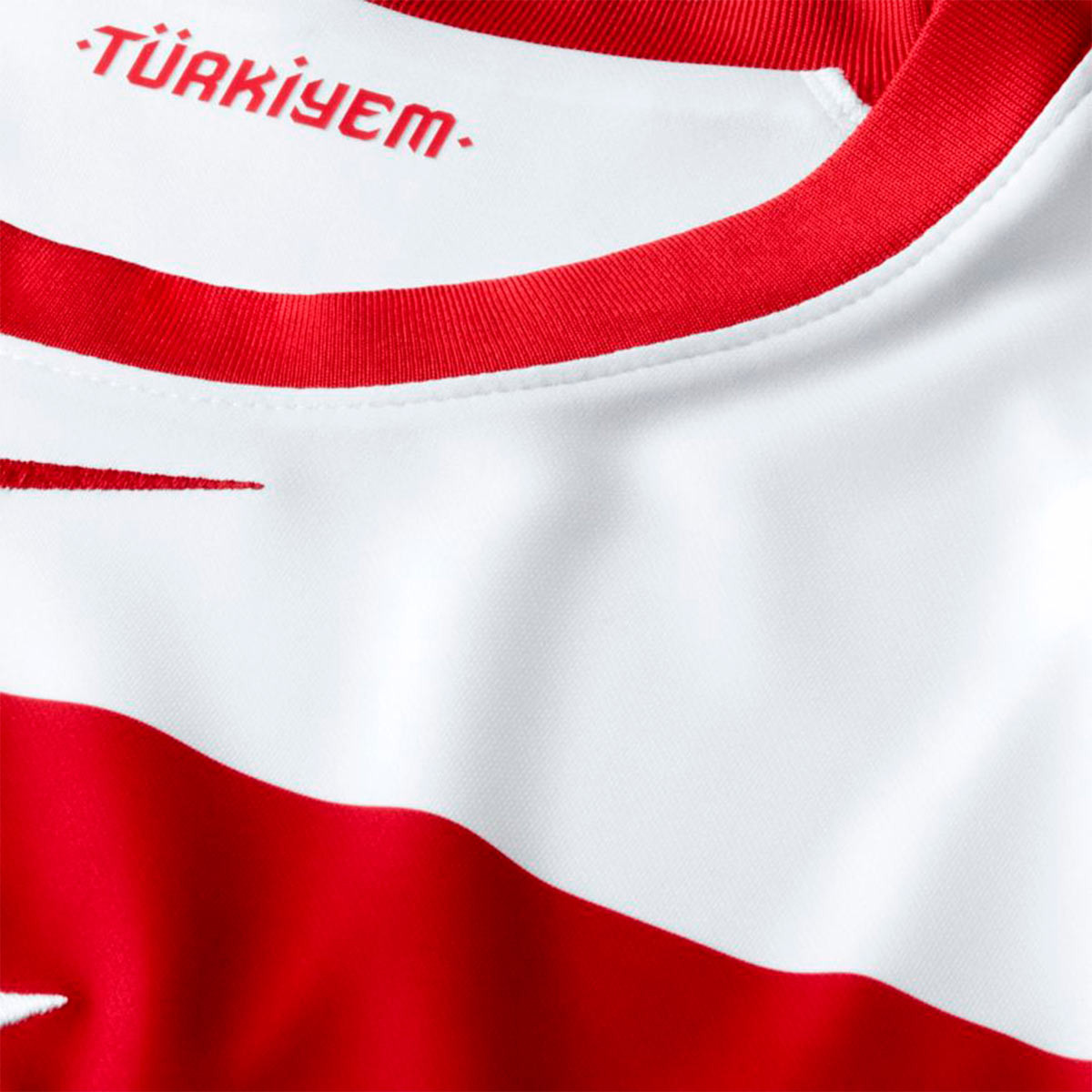 miembro Licuar harto Camiseta Nike Turquía Stadium Primera Equipación 2020-2021 White-Sport red  - Fútbol Emotion