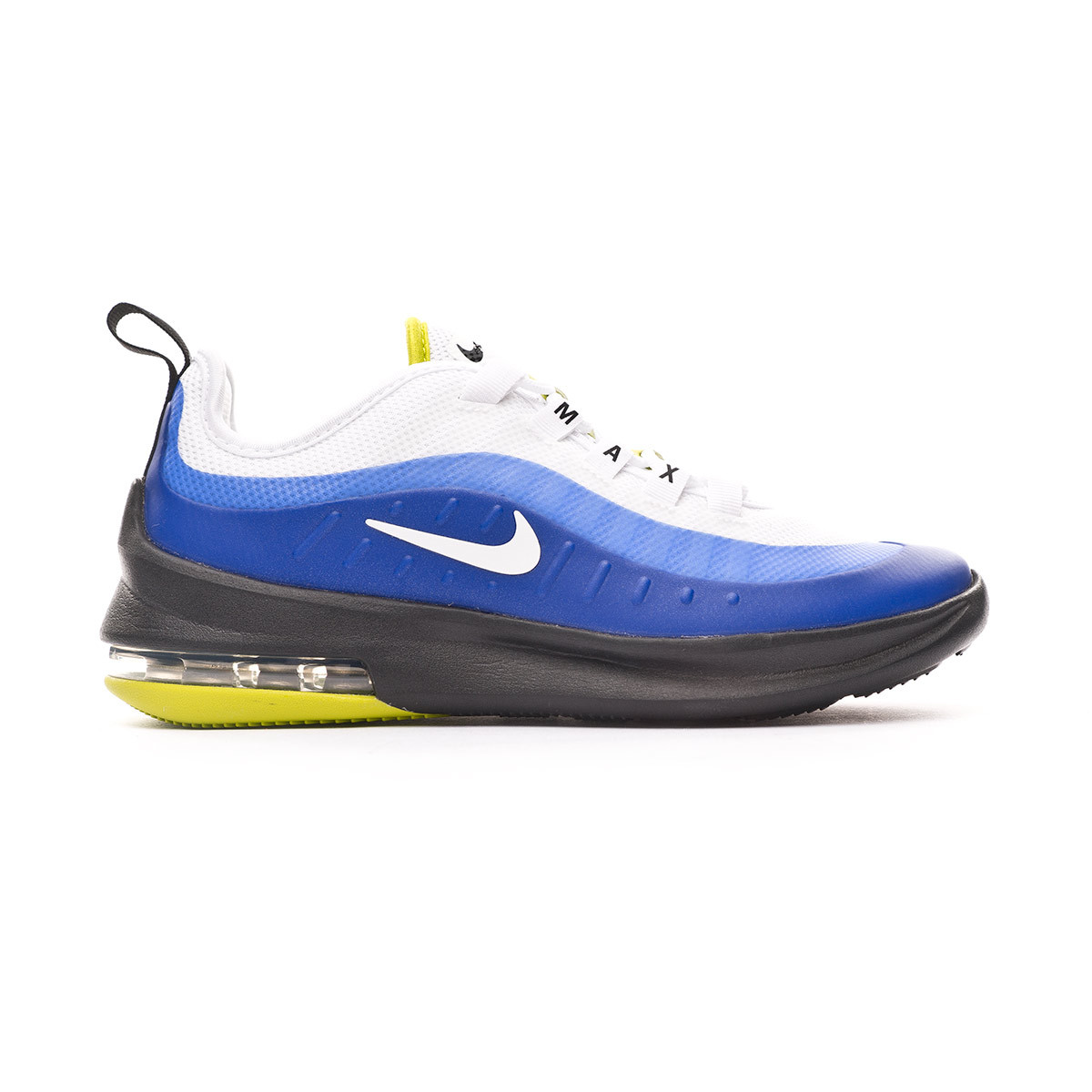 Tenis Nike Air Max Axis Niño White/White-Hyper Blue-Black - Tienda de  fútbol Fútbol Emotion