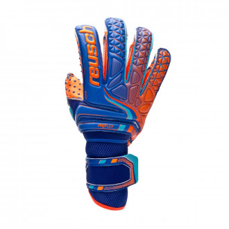 Luvas Reusch Attrakt Pro G3 SpeedBump Evolution Ortho-Tec Deep blue-Shocking orange