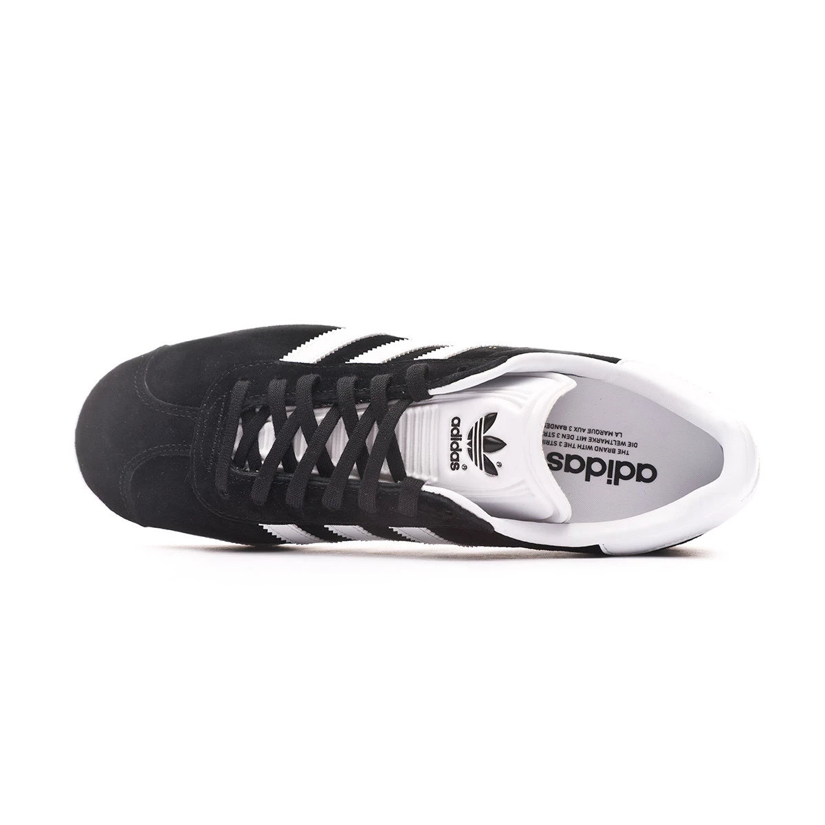Zapatilla adidas Gazelle Cinta Adhesiva Infantil Core Black-White-White -  Fútbol Emotion