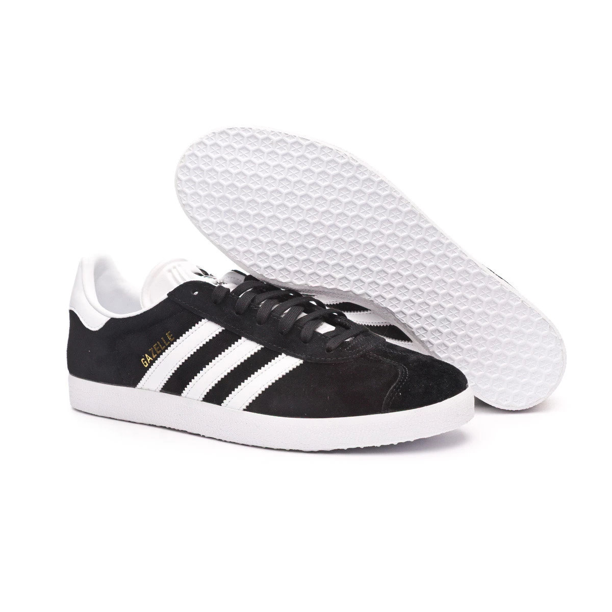 Zapatilla adidas Gazelle Niño Core Black-White-Gold Metallic - Fútbol  Emotion