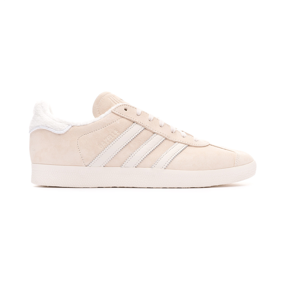 beige adidas gazelle trainers
