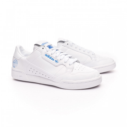 blue adidas continental 80