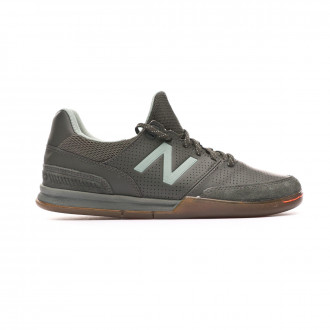 Sapatilha de Futsal New Balance Audazo v4 Pro Leather IN Defense green