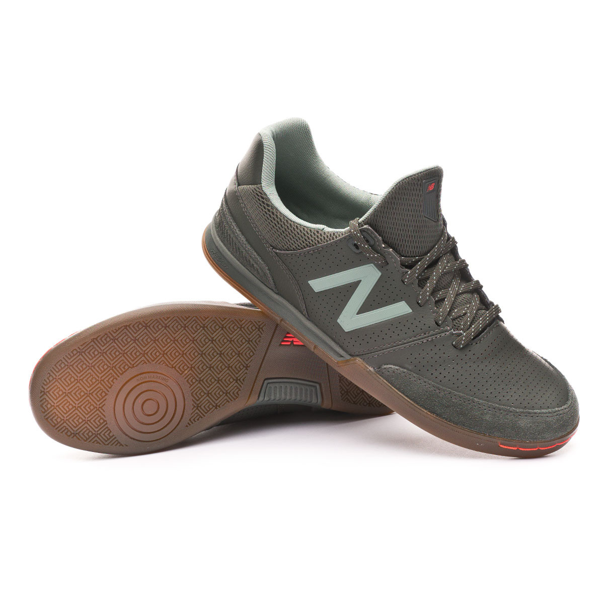 Futsal Boot New Balance Audazo v4 Pro Leather IN Defense green - Football  store Fútbol Emotion