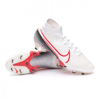 Football Boots Mercurial Superfly 7 Elite FG White-Laser Crimson-Black
